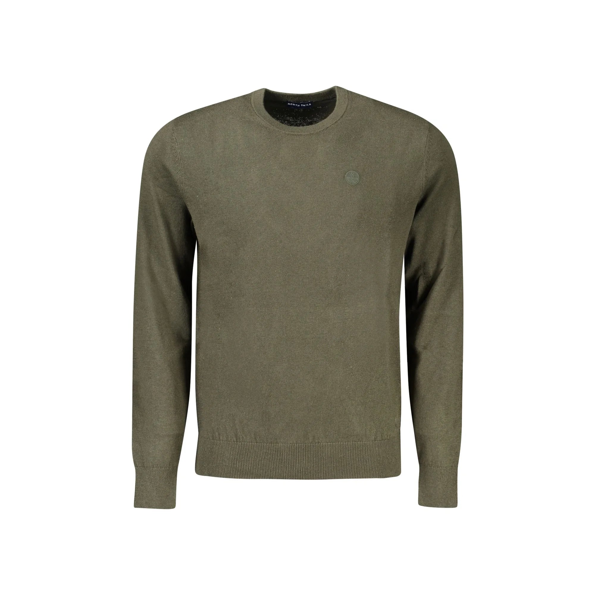 North Sails Maglione Uomo Verde Girocollo in Cotone e Lana Maglie - foto prodotto